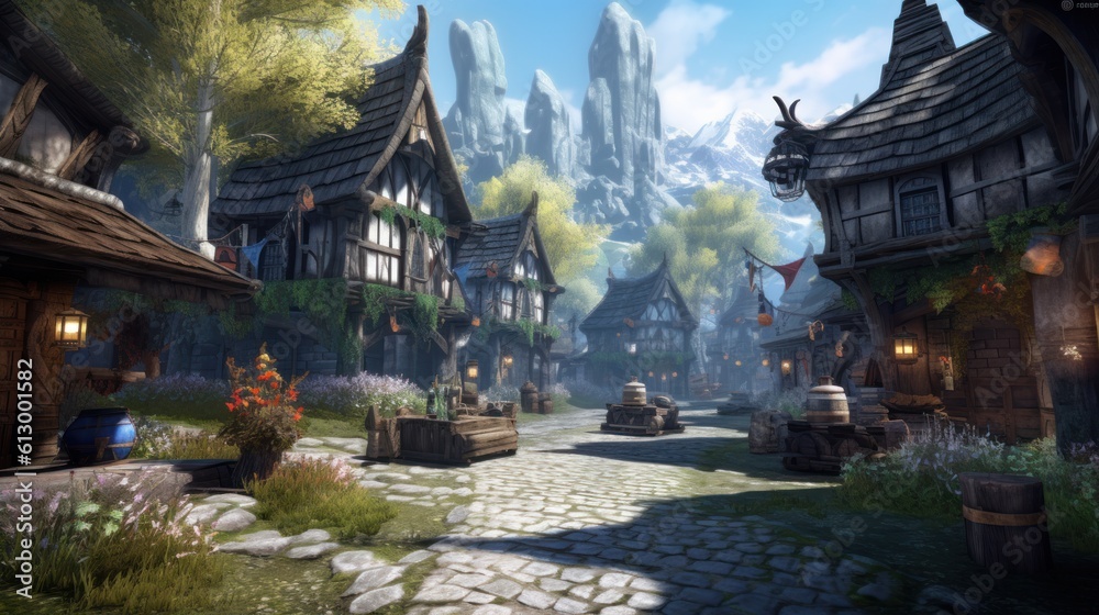 Obraz premium Beautiful Game Environment Art