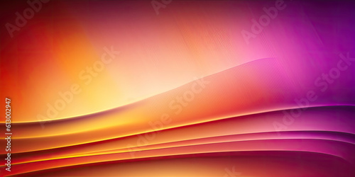 Abstract blurry background. Colorful gradient background in red, orange, yellow and purple. Generative AI