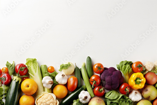 healthy background green isolated white tomato vegetarian vegetable fruit food natural. Generative AI.