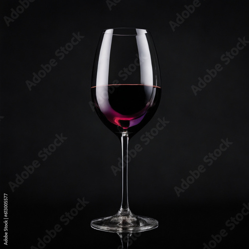 Glass of wine isolated 