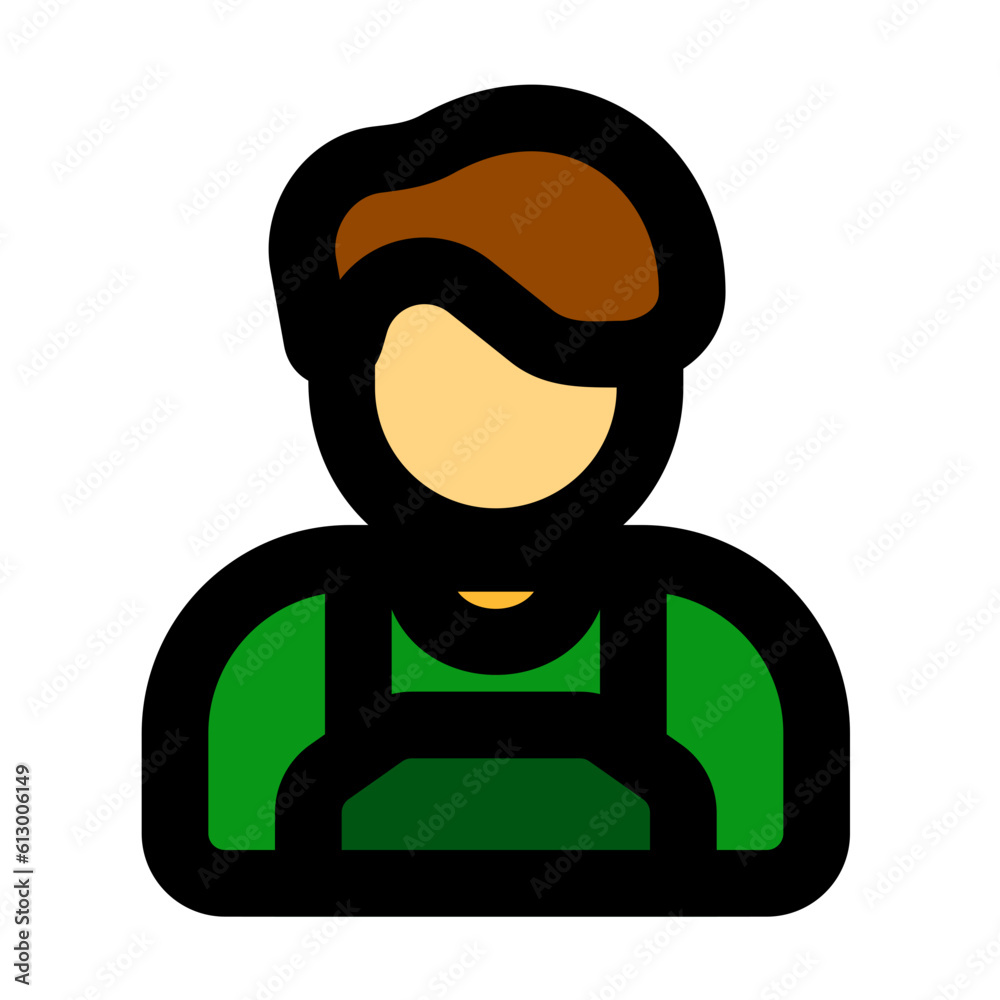 Obraz premium man barista