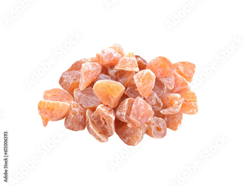 Brown dried raisin isolated on transparent png