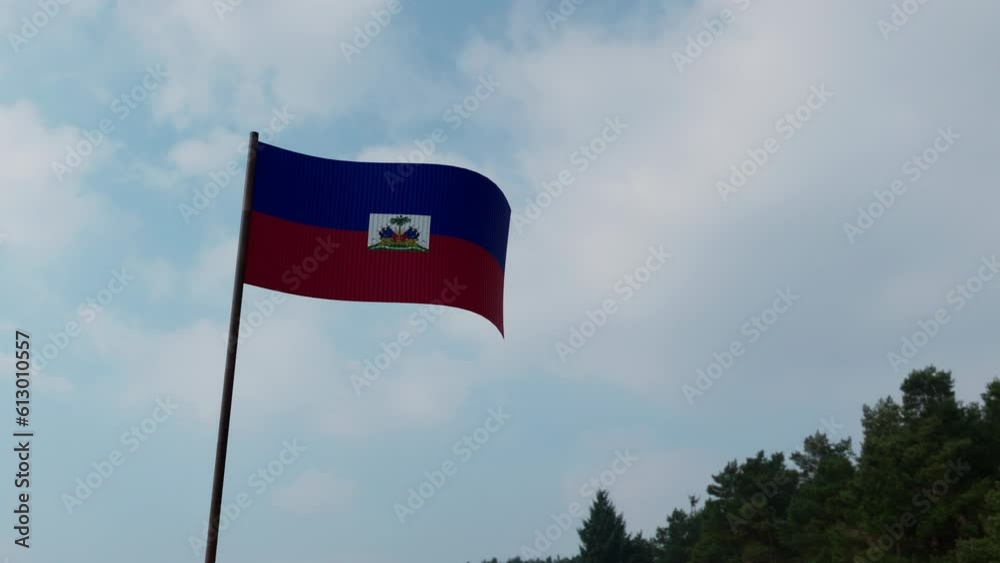 Haiti National Flag 4k