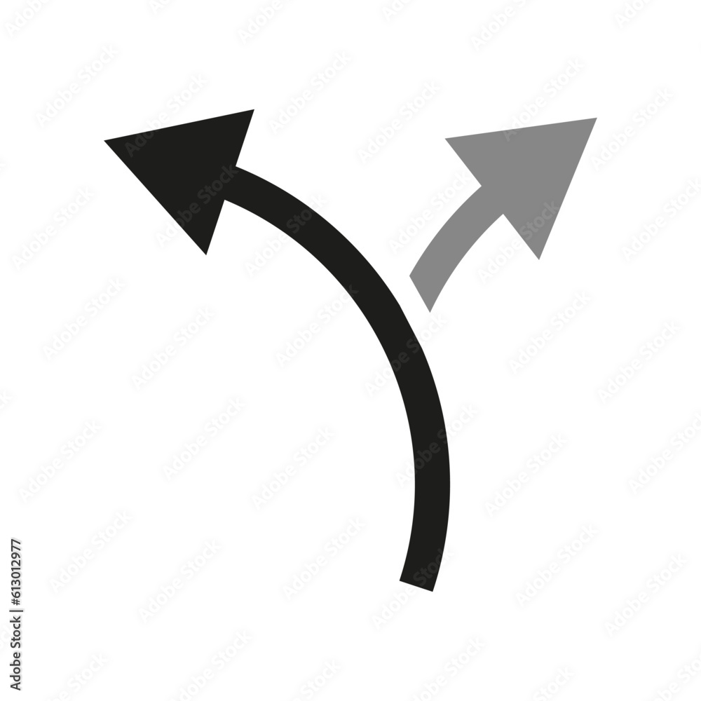 Two way arrow symbol, arrow icon. Vector illustration. stock image. Two way arrow symbol, arrow icon. Vector illustration. stock image.