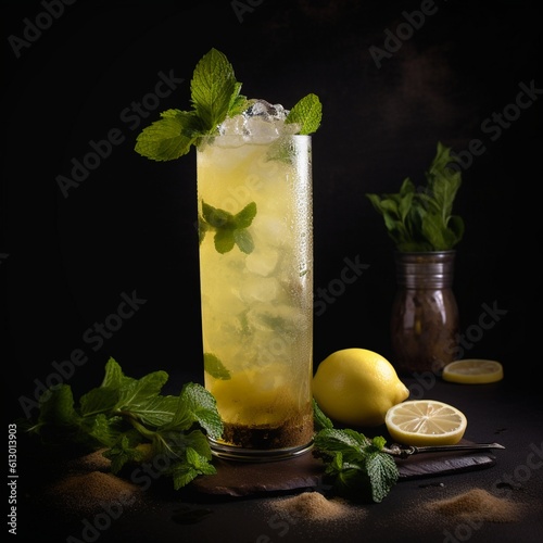 Refreshing and Spicy Shikanji with Lemon and Mint photo