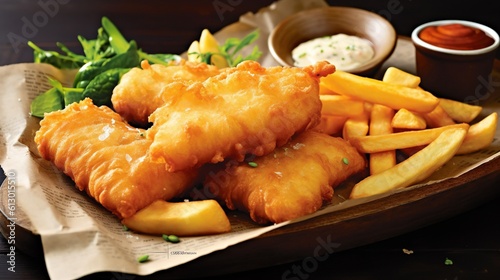 Beer-Battered Fish and Chips: Crispy and Flavorful
