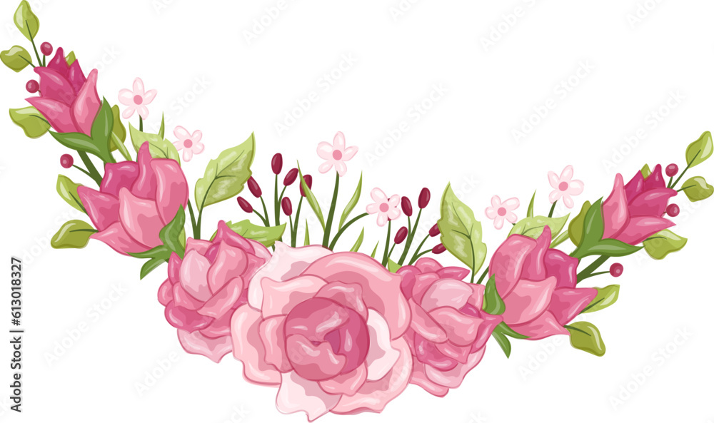 bouquet of flowers design illustration bouquet of flowers design illustration