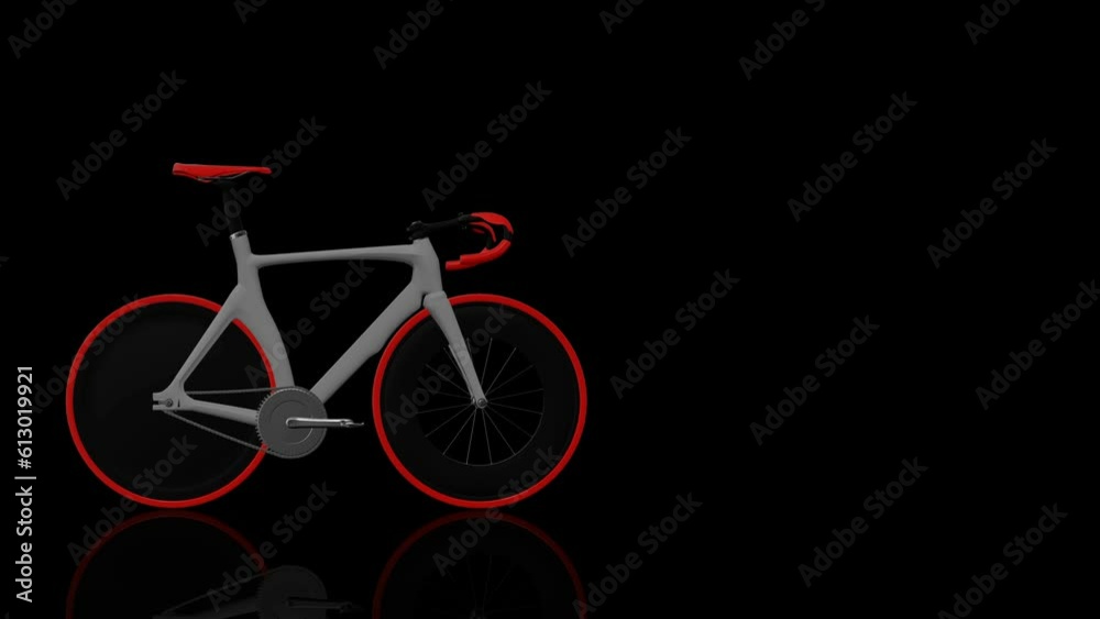 Racing Bike turns on itself Racing Bike turns on itself