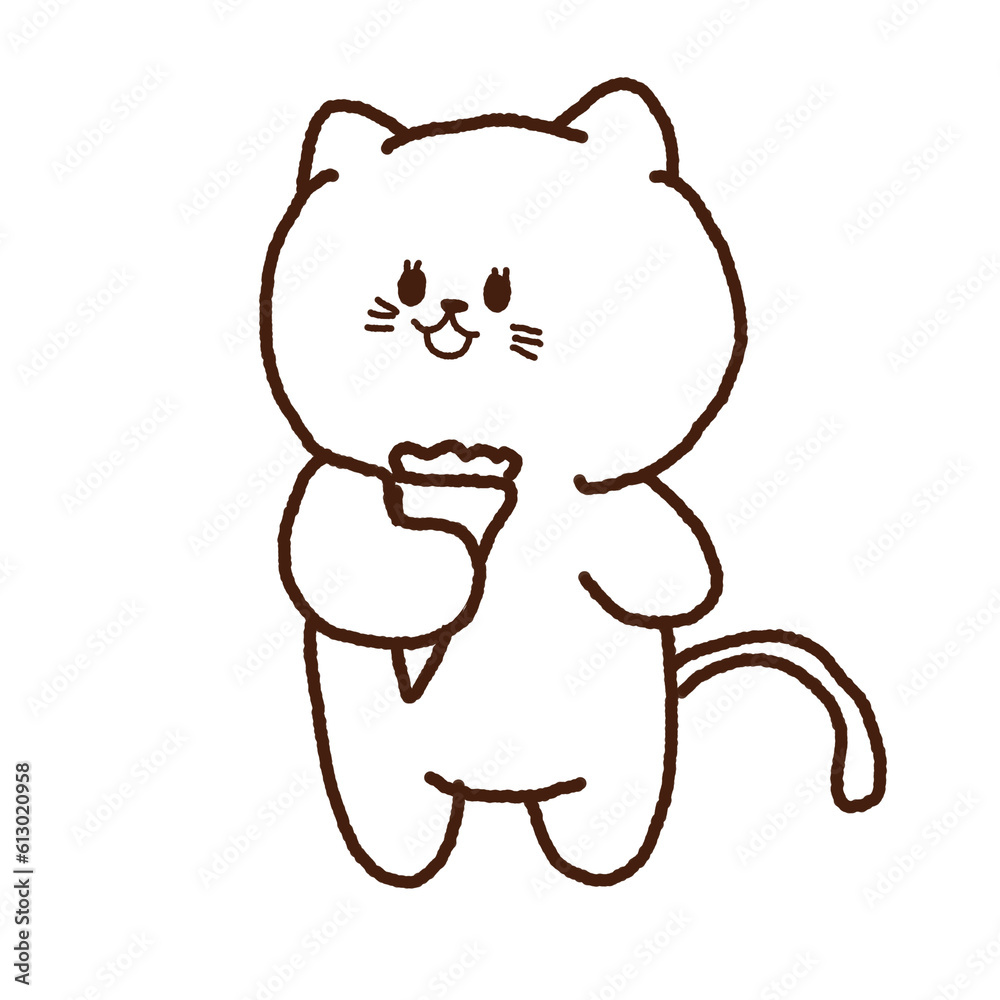 Cat hand drawn Cat hand drawn