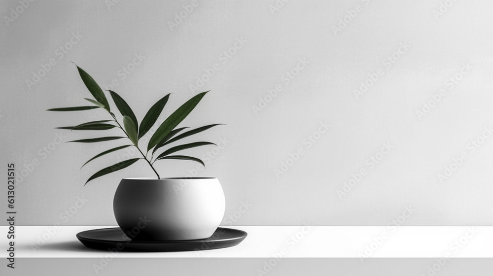 Generative AI, Focus on minimalistic compositions and clean lines Generative AI, Focus on minimalistic compositions and clean lines