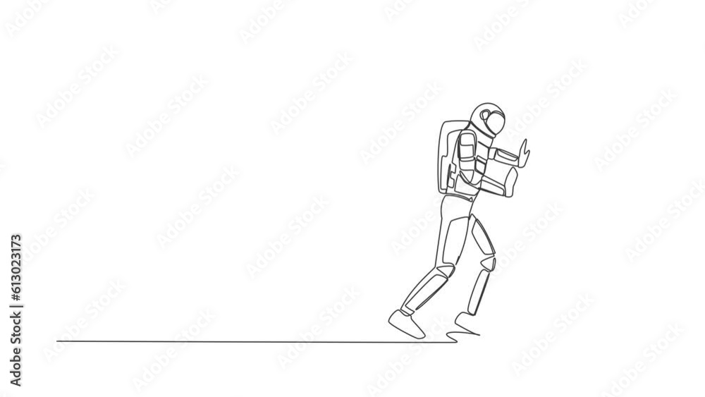 Animated self drawing of continuous line draw astronaut pushes closed door on wooden door frame. Metaphor to facing problem. Space exploration. Cosmonaut outer space. Full length single line animation Animated self drawing of continuous line draw astronaut pushes closed door on wooden door frame. Metaphor to facing problem. Space exploration. Cosmonaut outer space. Full length single line animation