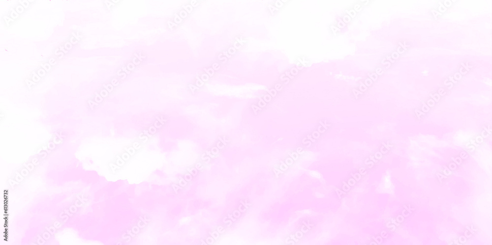 Pink sky with white clouds on a clear Sunny day. White spots on a pink background.