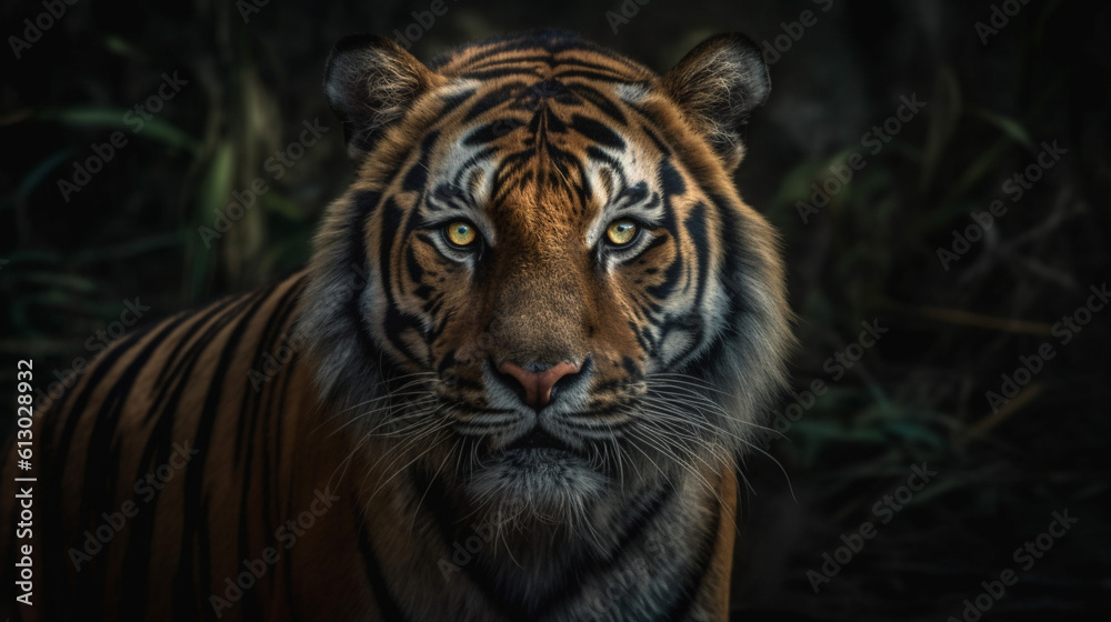 Fototapeta premium Generative AI, Vanishing Treasures: Preserving Biodiversity Through Wildlife Conservation