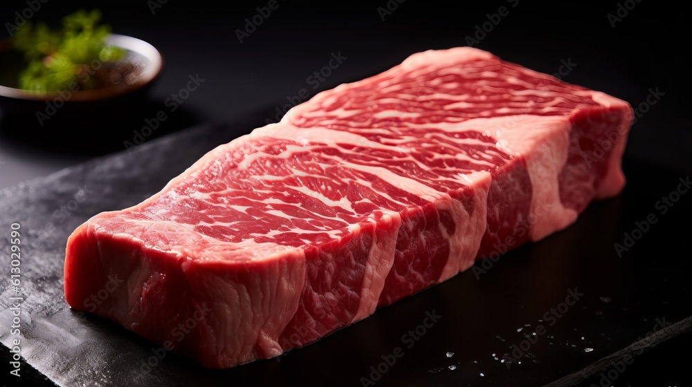 Japanese Wagyu A5 Beef with High Marbling