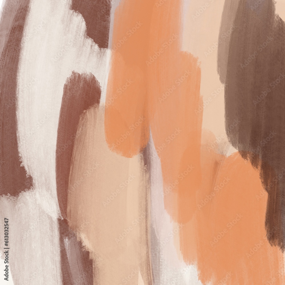 Fototapeta premium Beige Brown Acrylic Painting Background