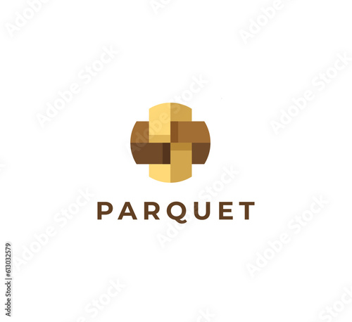 Vector logo parquet for your company