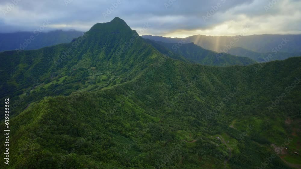 Epic View Of Island Mountains Epic View Of Island Mountains