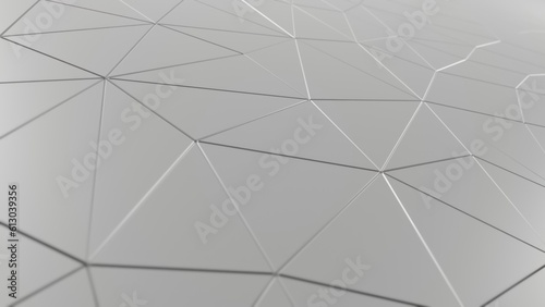 3d rendering of abstract grey geometric background.