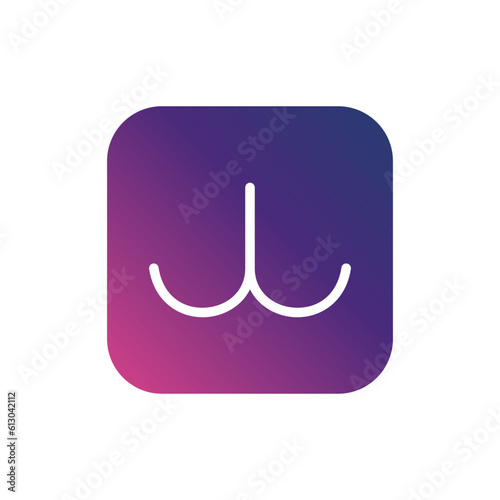 video journaling app icon logo vector illustration template design