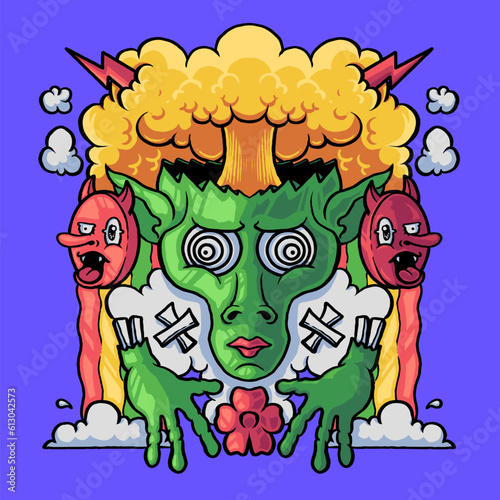 alien head exploding