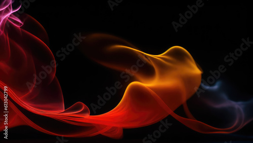 Abstract background illustration of a smoke color (Generative AI)