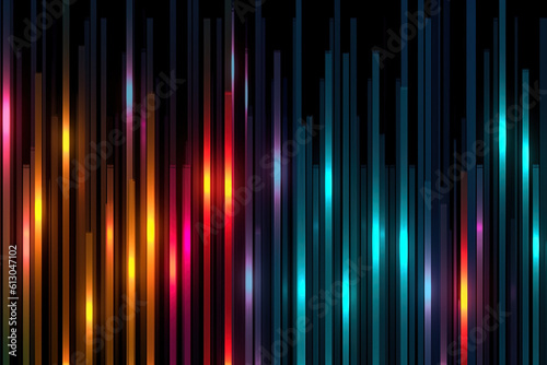 Abstract background with vertical lights