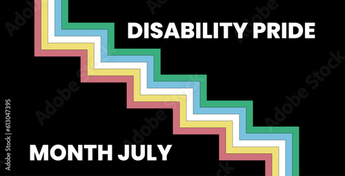 Banner for Disability Pride Month