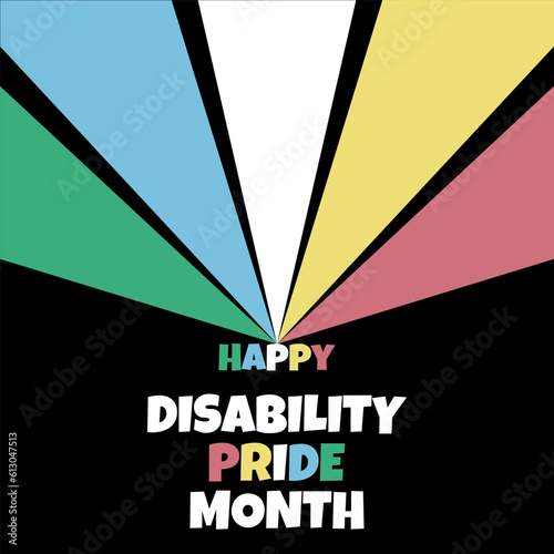 Banner for Disability Pride Month