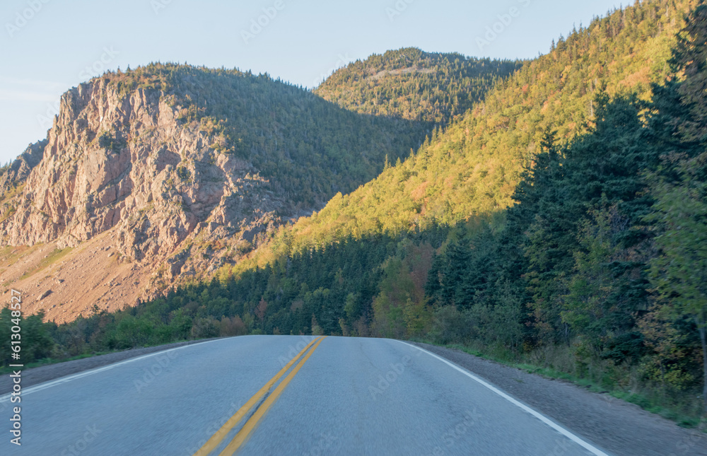 Fototapeta premium The Cabot Trail is a scenic highway on Cape Breton Island in Nova Scotia, Canada.