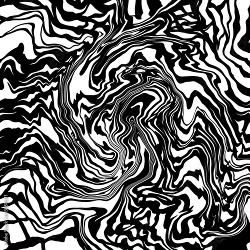 Abstract line art style black and white for wallpaper and background