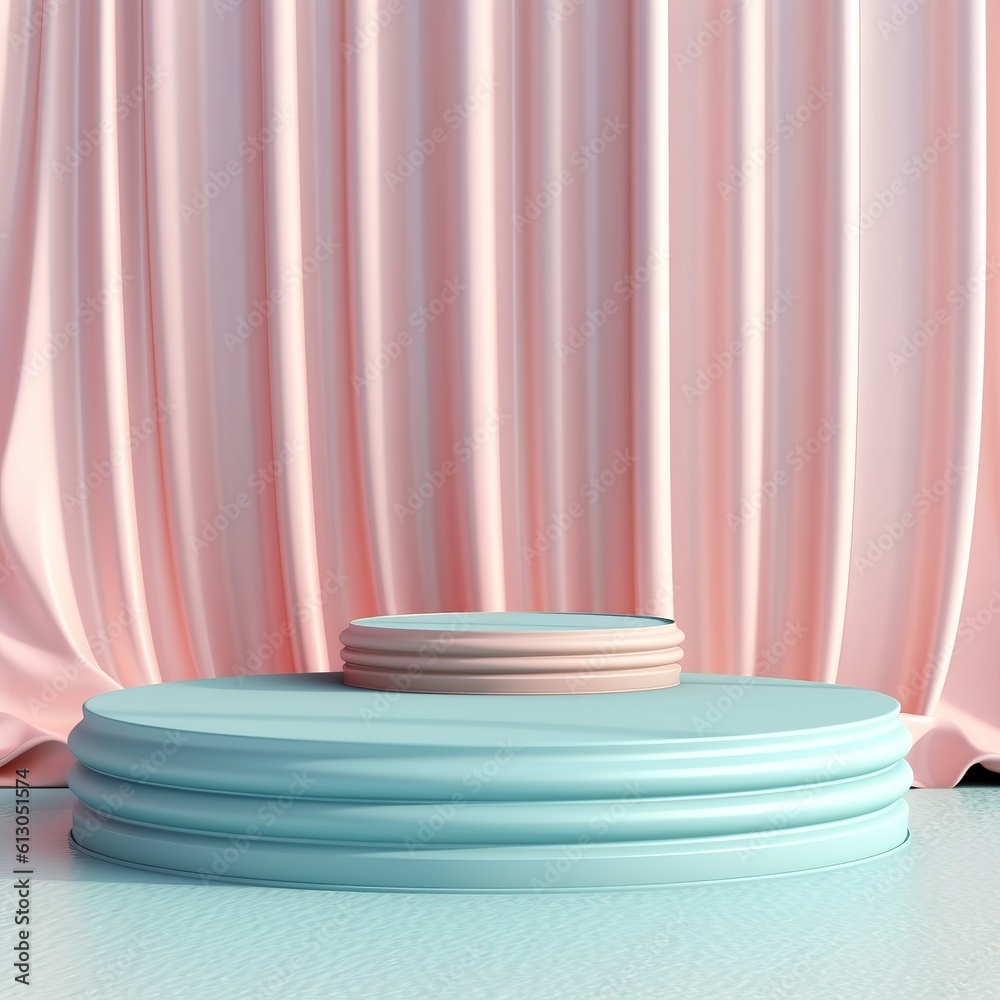 Scene with a minimalist podium Scene with a minimalist podium