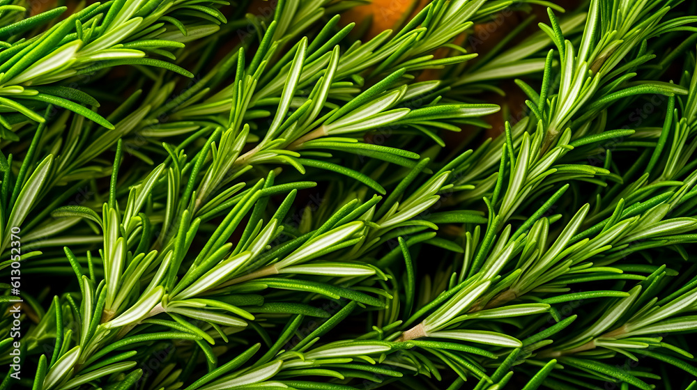 Ripe Rosemary mockup and copy space with a gradient background, generative AI