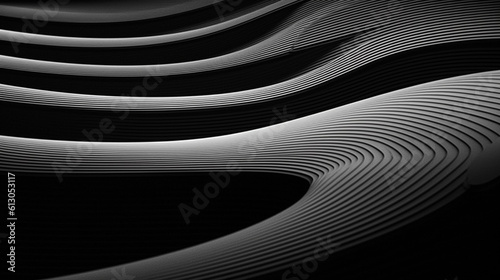 Generative AI  Serenity in Simplicity  Exploring Minimalist Lines and Curves