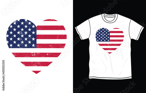 Happy 4th of July t shirt design, Independence day T-shirt, US Veteran shirt design, USA flag, American, Quotes, Typographic tshirt, Fully editable and printable Vector graphic. 