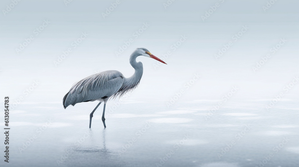 Obraz premium Generative AI, Graceful Simplicity