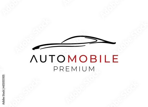 Cars garage, dealer, repair logo premium design concept. 