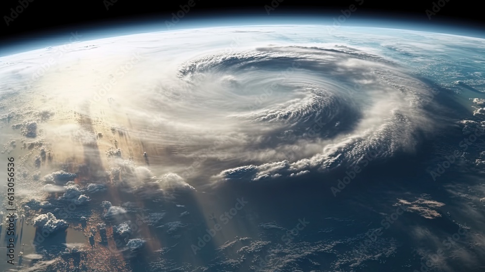 Weather Cloud Formation On Earth From The Moon