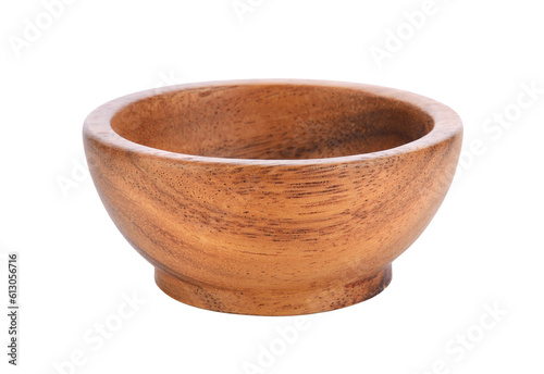 wood bowl on transparent png © sommai