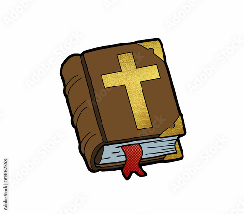 holy bible vector drawing, word of god,