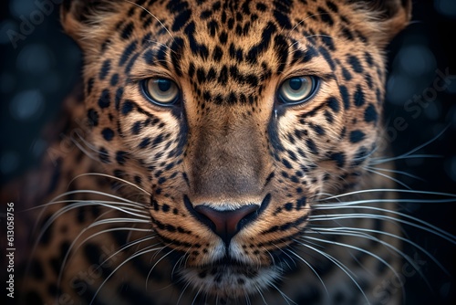 Captivating Wildlife Portrait: A striking close-up of a wild animal, capturing its raw beauty and unique features, perfect for wildlife magazines and conservation campaigns. © Tachfine Art