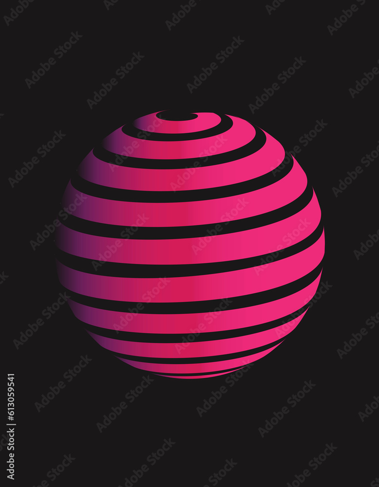 This is a globe ornament art. Global spiral 3D, diagonal swirls, horizontal curvature, vertical arc on the sphere, planet. This is a globe ornament art. Global spiral 3D, diagonal swirls, horizontal curvature, vertical arc on the sphere, planet.