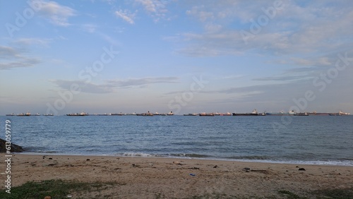 Photography Evening Sky with Cloud in East Coast Park, Singapore