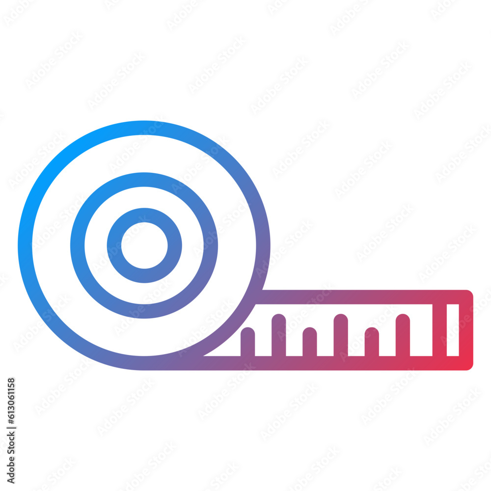 Vector Design Measure Tape Icon Style Vector Design Measure Tape Icon Style