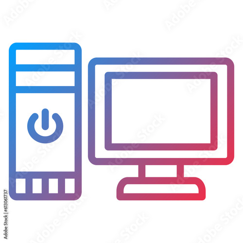 Vector Design Workstation Icon Style