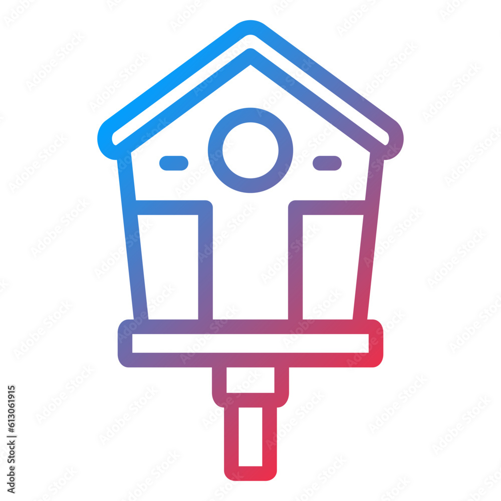 Vector Design Bird House Icon Style Vector Design Bird House Icon Style