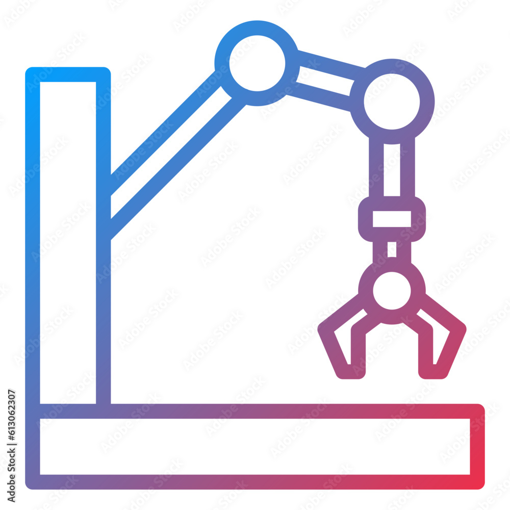 custom made wallpaper toronto digitalVector Design Robot Arm Icon Style