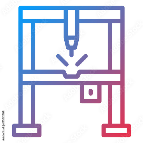 Vector Design Plasma Laser Icon Style