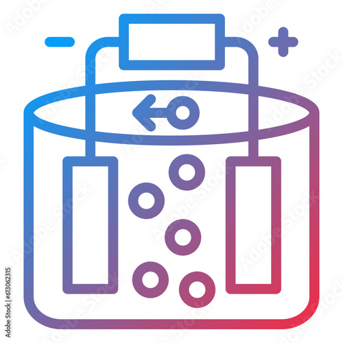 Vector Design Electrolysis Icon Style