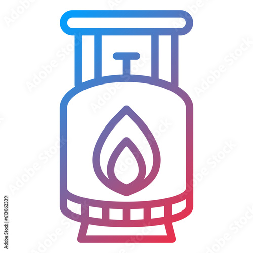 Vector Design Gas Cylinders Icon Style