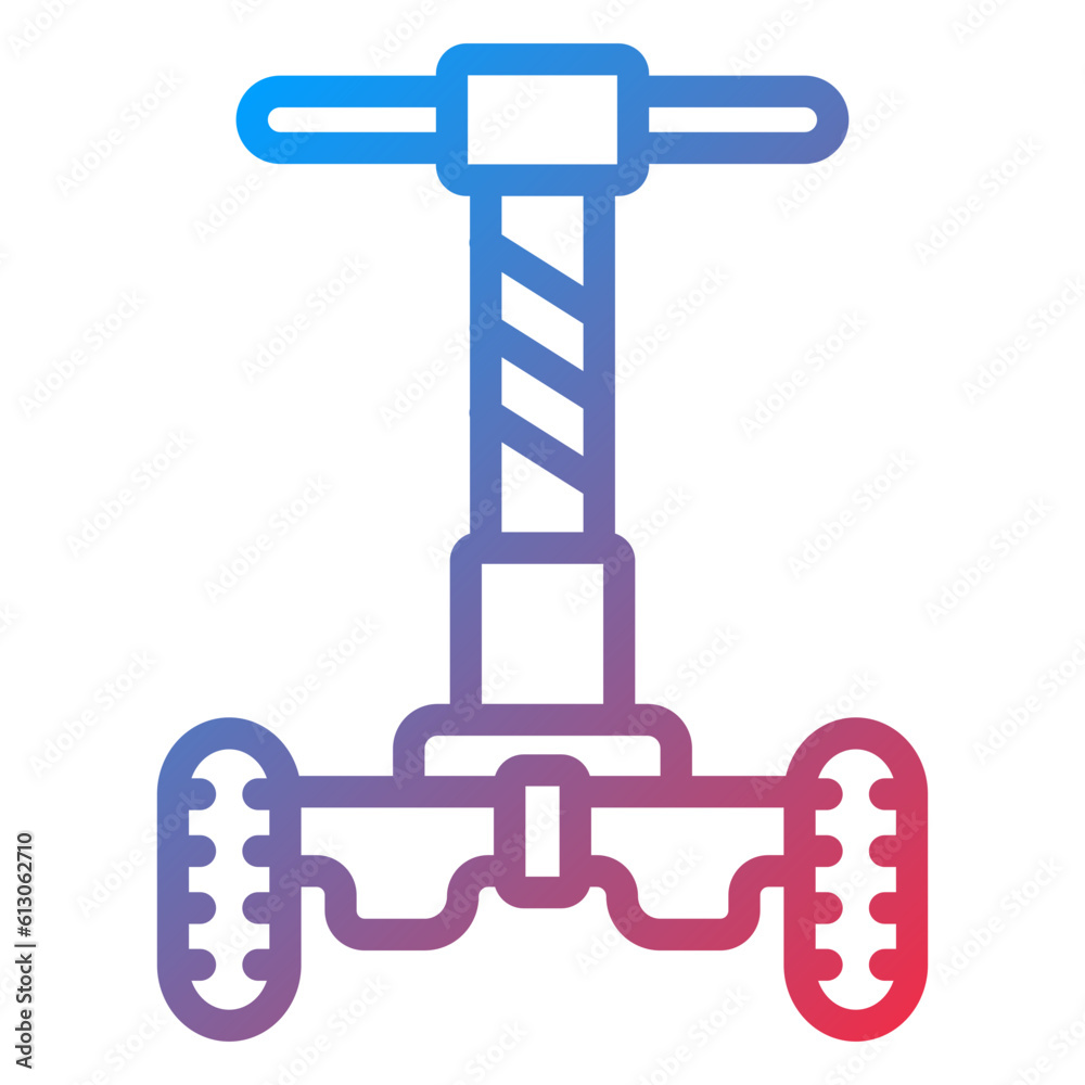 Vector Design Police Segway Icon Style Vector Design Police Segway Icon Style